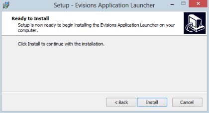 Click Install to continue with the installation.